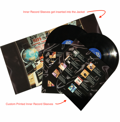 Custom Printed Inner Sleeves for Double Vinyl