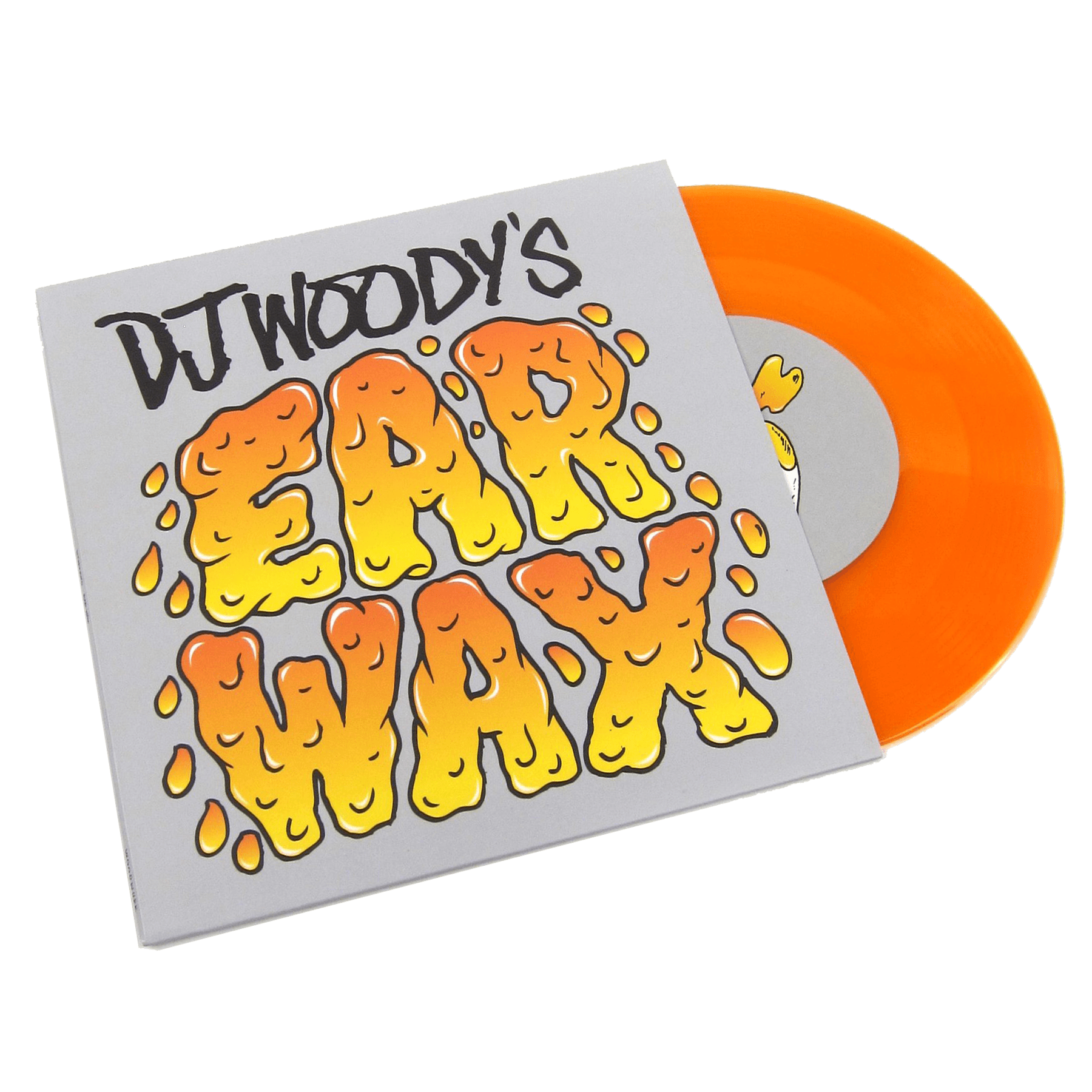 Translucent Custom Vinyl Records Orange