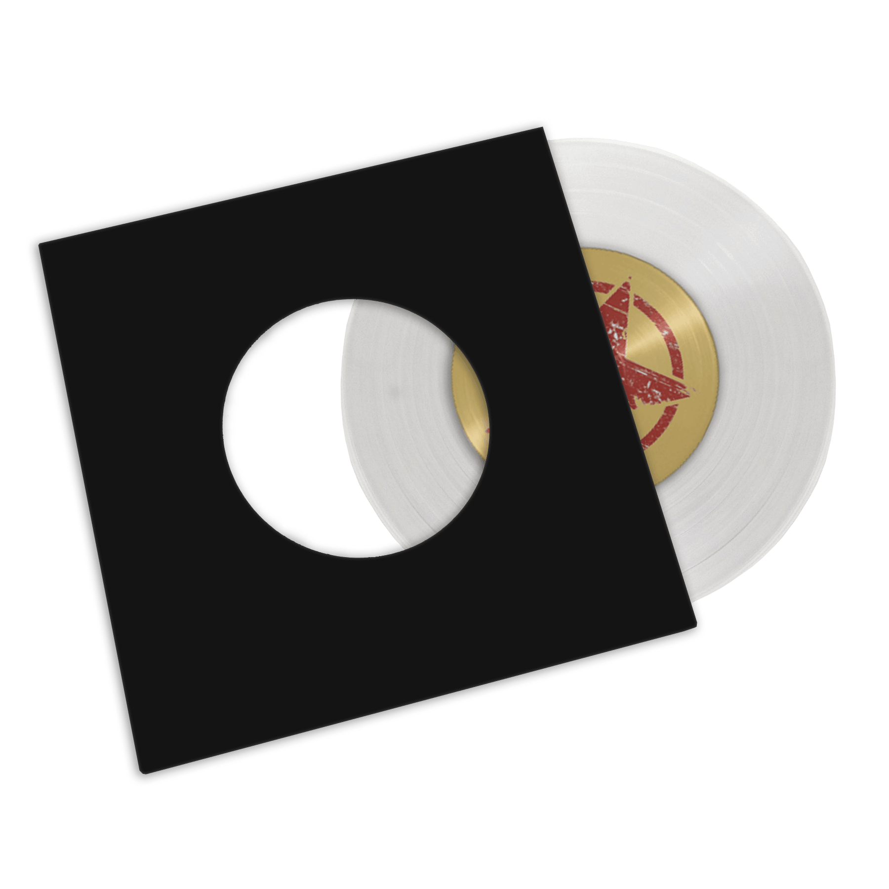 Translucent Custom Vinyl Records white
