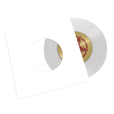 Translucent Custom Vinyl Records white